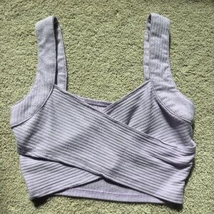 Purple Criss-Crossed PacSun Tank Top